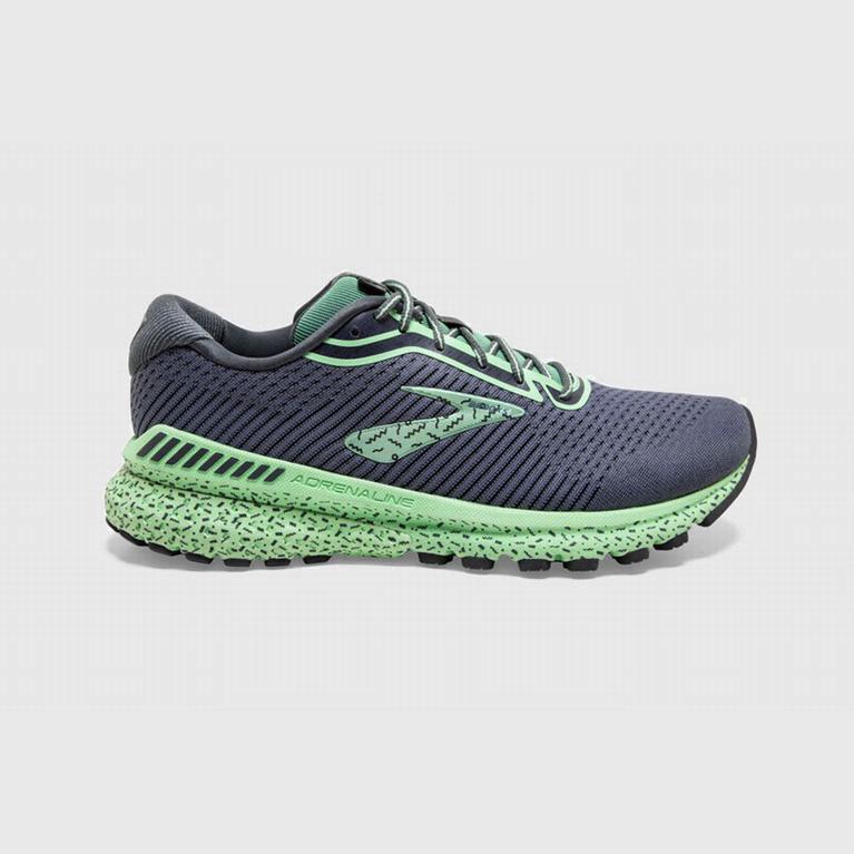 Brooks Adrenaline Gts 20 Womens Road Running Shoes - Green/Black - Philippines (280963ZWG)